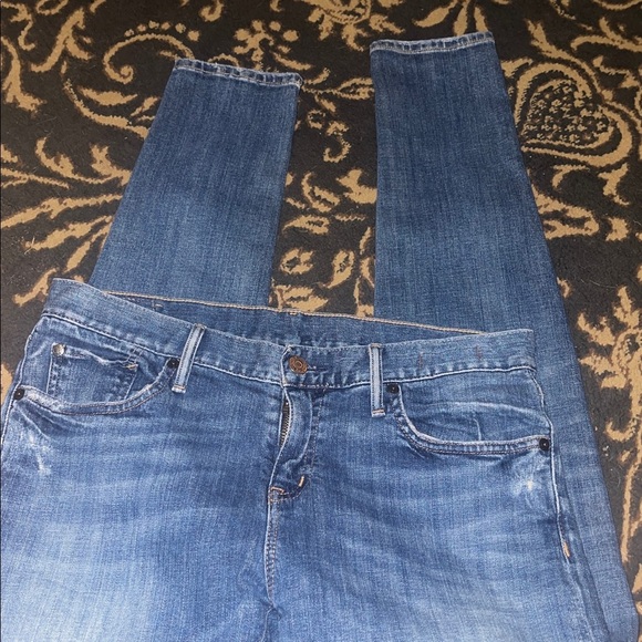 Denim & Supply Ralph Lauren Relaxed Skinny Distressed Blue Jeans 27 - Picture 5 of 8